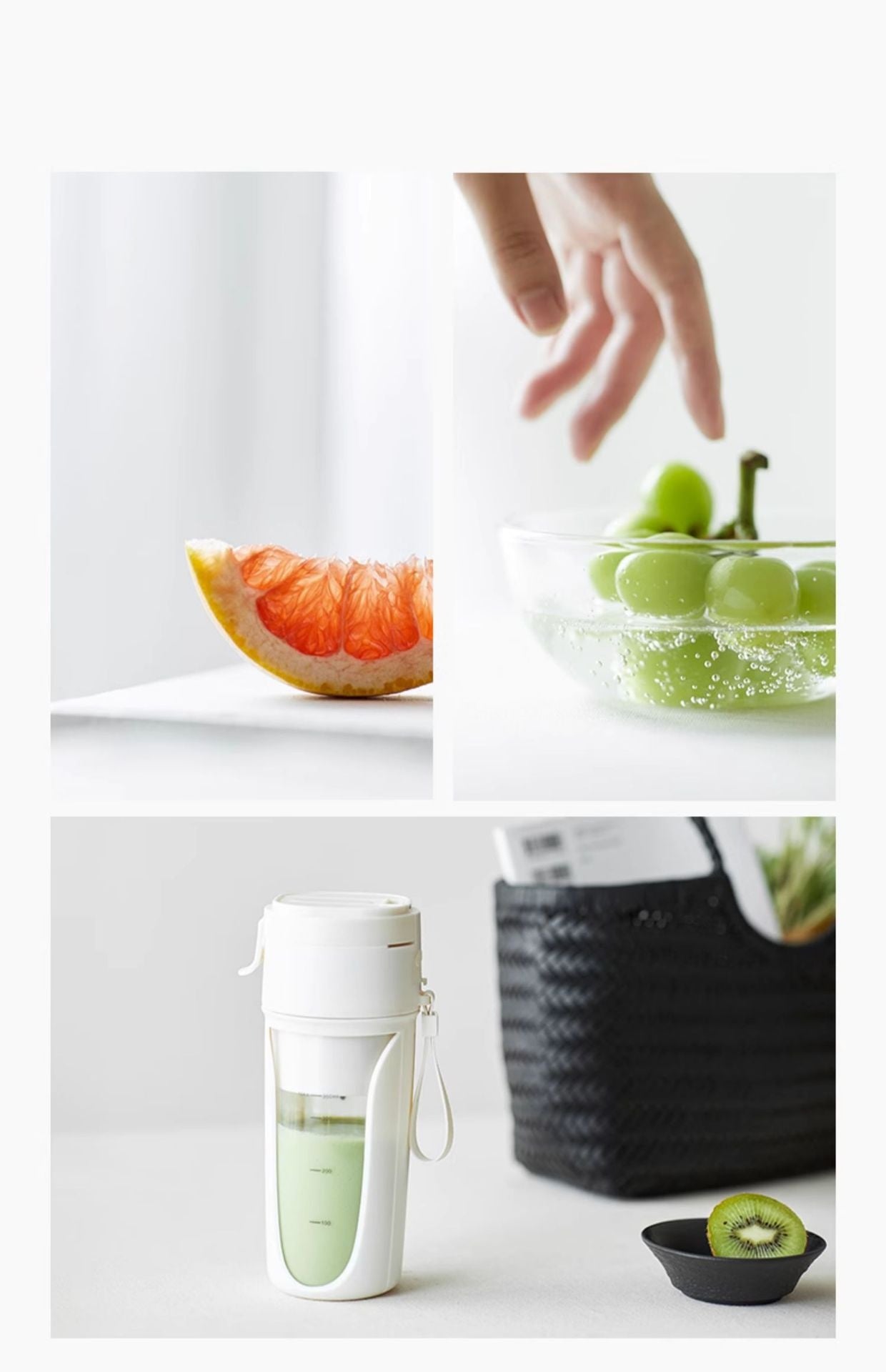 Portable Electric Juicer Cup - USB Rechargeable Blender